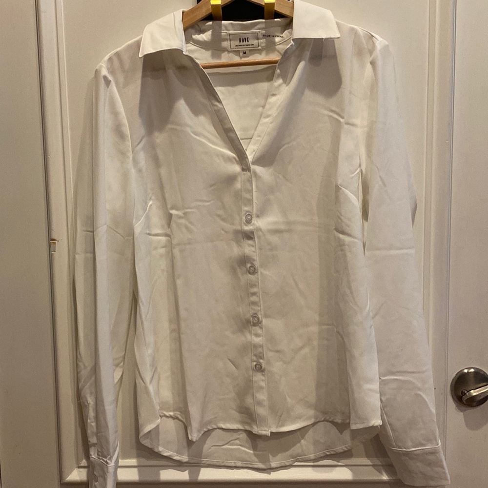 White collared blouse